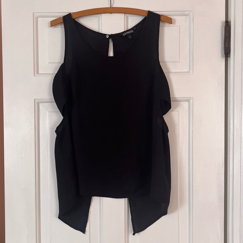 Sheer “going out” top Y2K